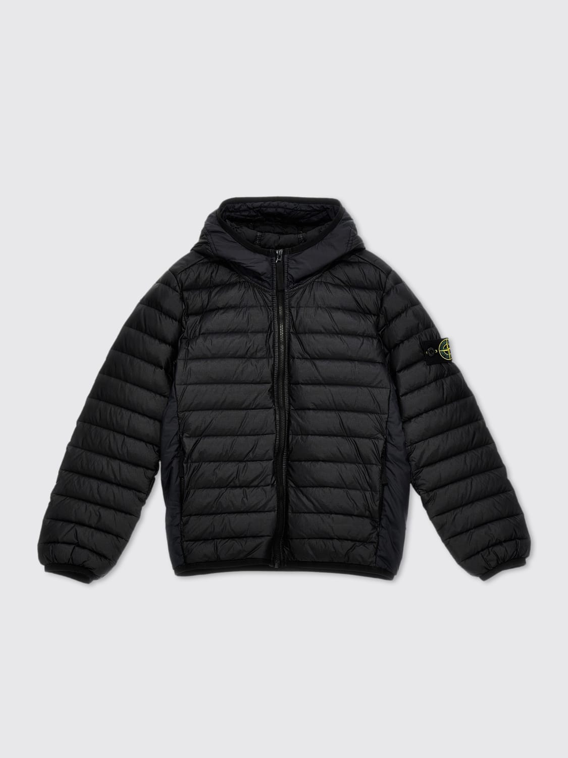 Stone Island Junior Outlet boys jacket Black Stone Island Junior jacket 40624 online at GIGLIO.COM