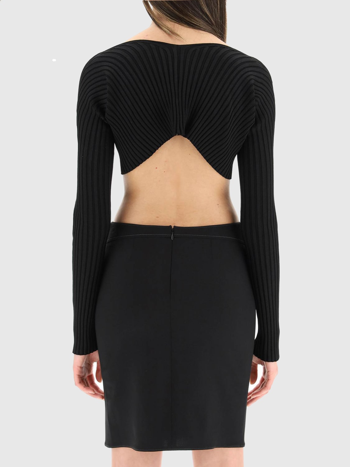 JACQUEMUS CARDIGAN: Jacquemus women's cardigan, Black - Img 3