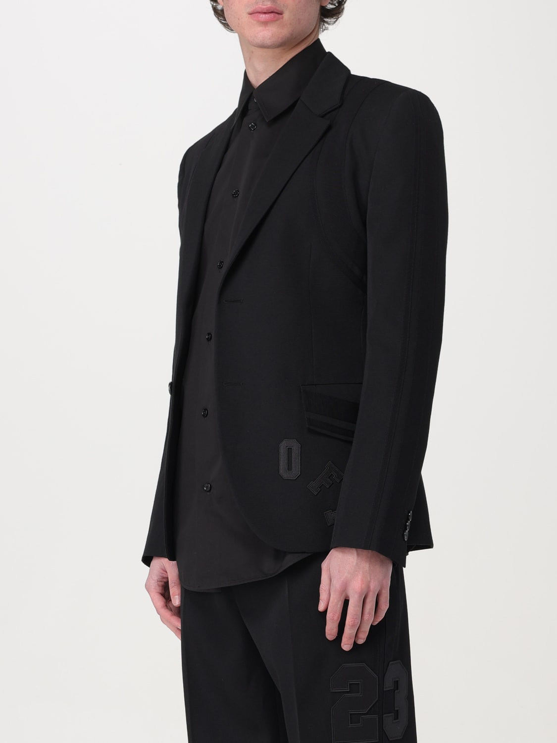 OFF-WHITE BLAZER: Veste homme Off-white, Noir - Img 4