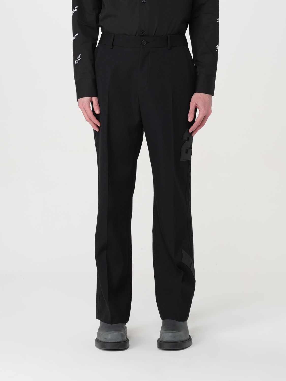 OFF-WHITE PANTALONE: Pantalone uomo Off-white, Nero - Img 1