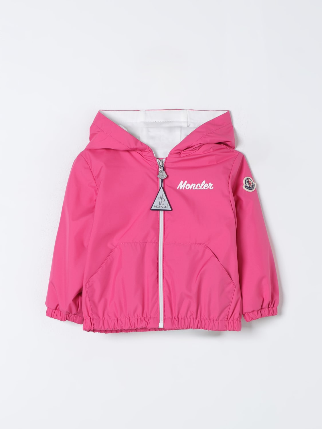 MONCLER GIACCA: Giacca bambino Moncler, Fuxia - Img 1