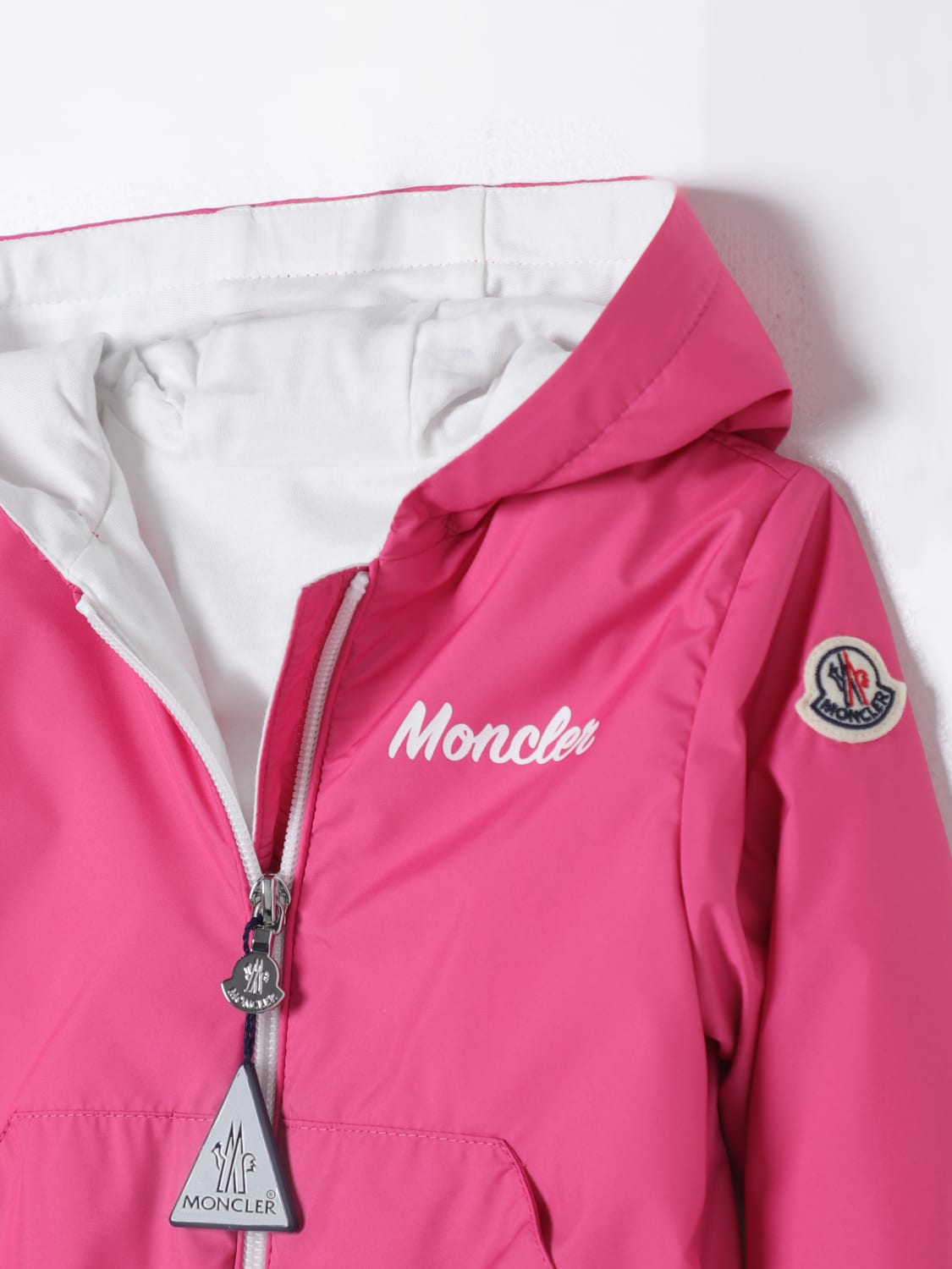 MONCLER 재킷: 재킷 남아 Moncler, 후쿠시아 - Img 3