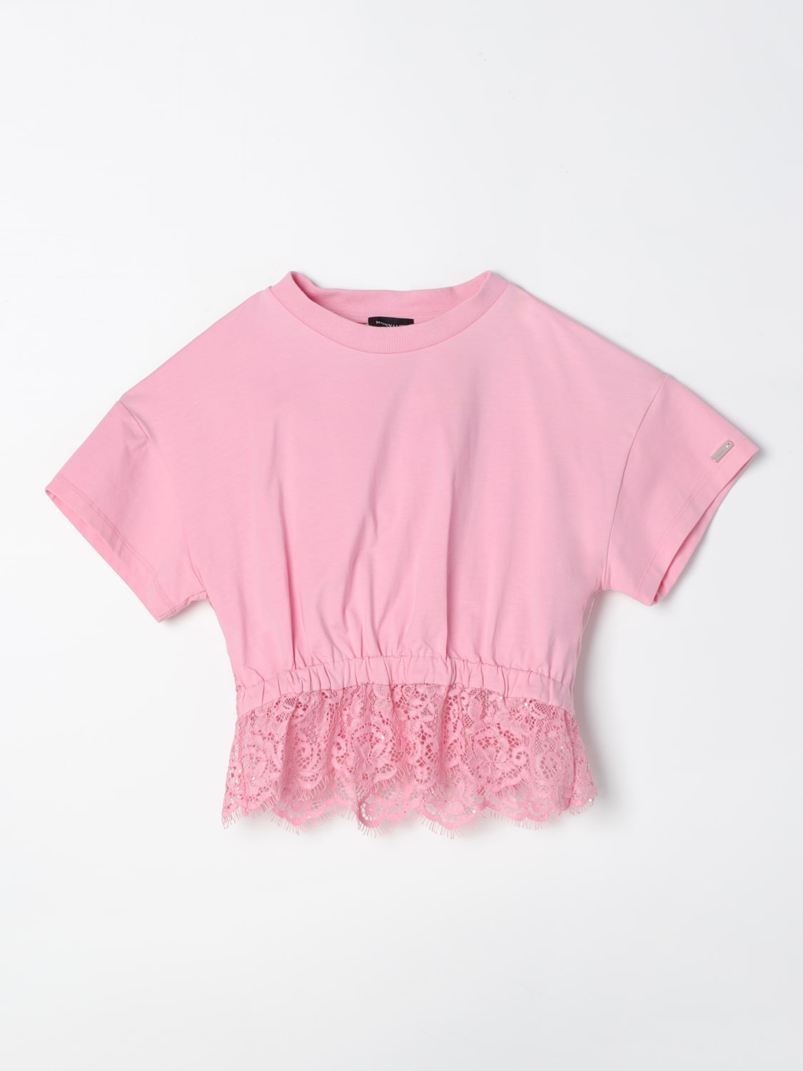 MONNALISA T-SHIRT: T-shirt kids Monnalisa, Pink - Img 1