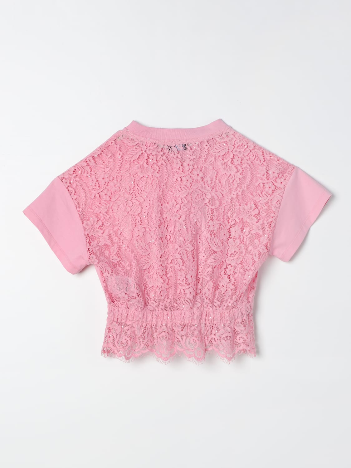 MONNALISA T-SHIRT: T-shirt kids Monnalisa, Pink - Img 2