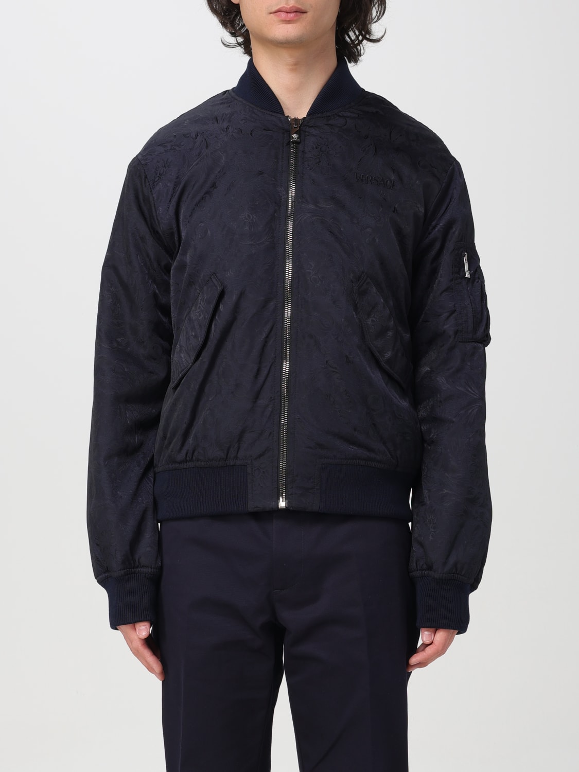 VERSACE JACKE: Jacke herren Versace, Blau - Img 1