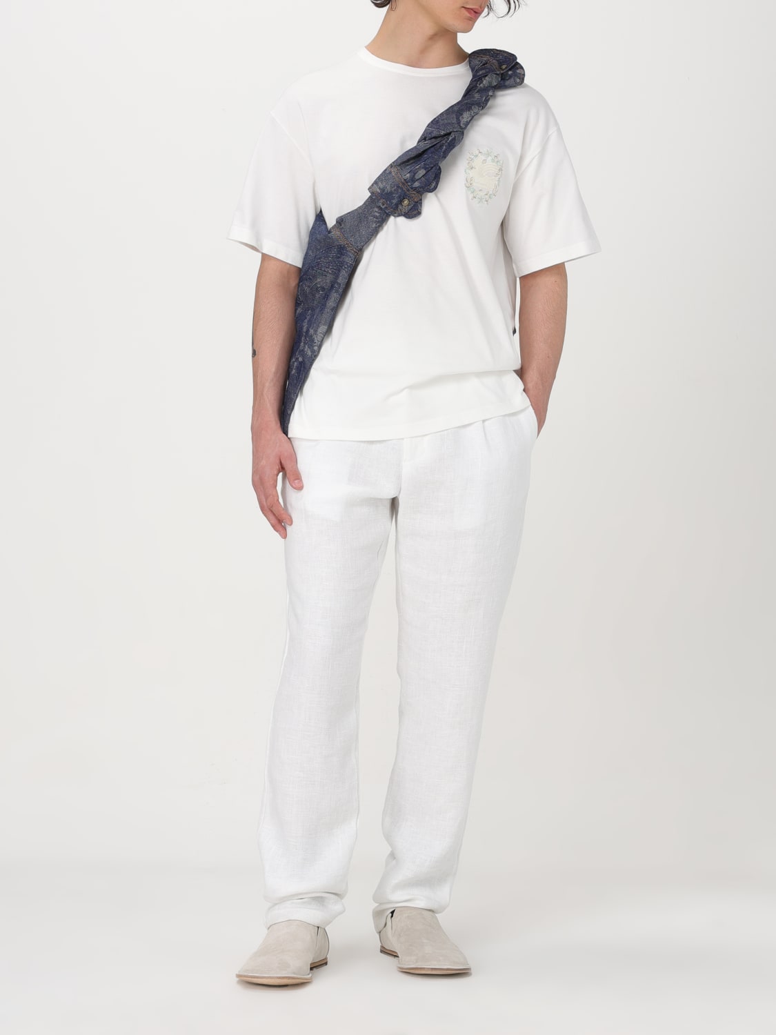 ETRO T-SHIRT: T-shirt men Etro, White - Img 2