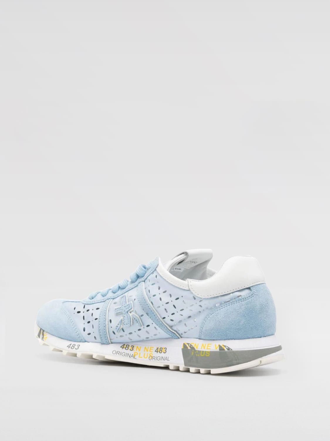 PREMIATA SNEAKERS: Sneakers Lucyd Premiata in pelle scamosciata e nylon , Blue - Img 3