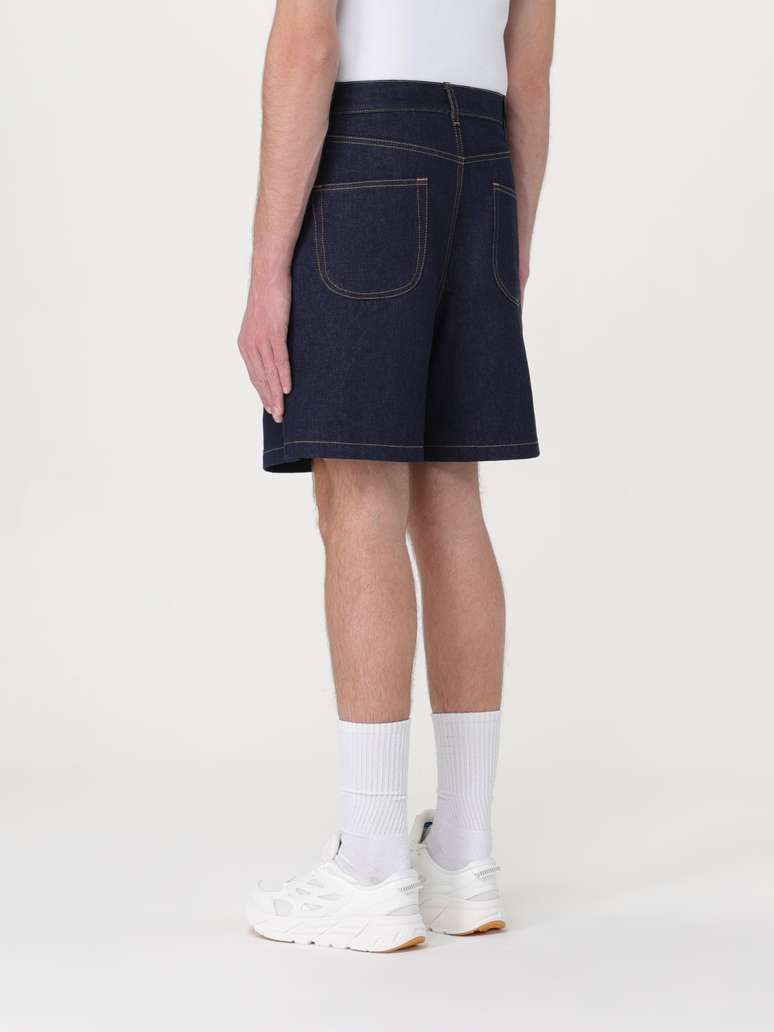 OFF-WHITE SHORT: Short homme Off-white, Bleu - Img 3