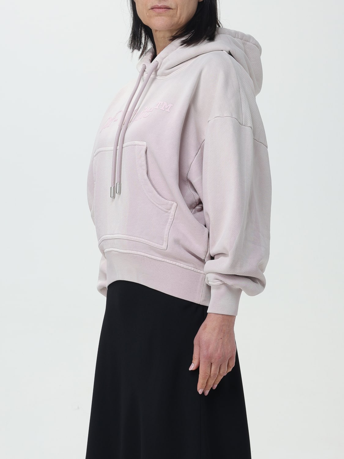 OFF-WHITE SUDADERA: Sudadera mujer Off-white, Rosa - Img 4