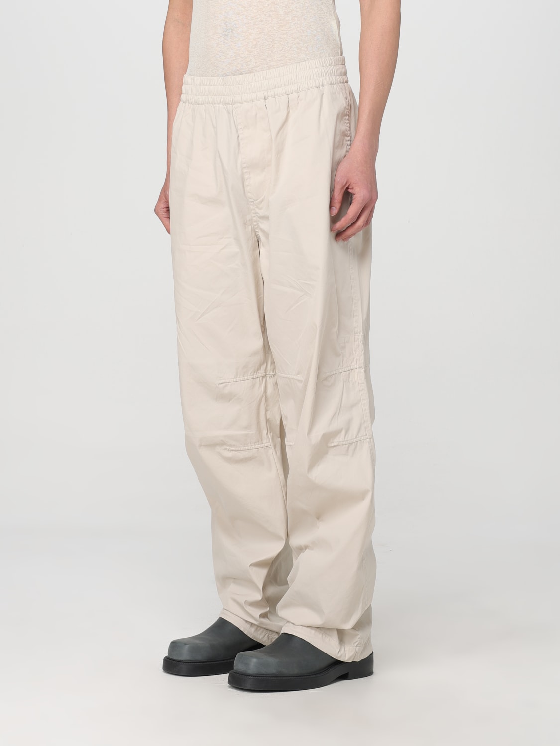 BURBERRY PANTS: Pants men Burberry, Ivory - Img 4