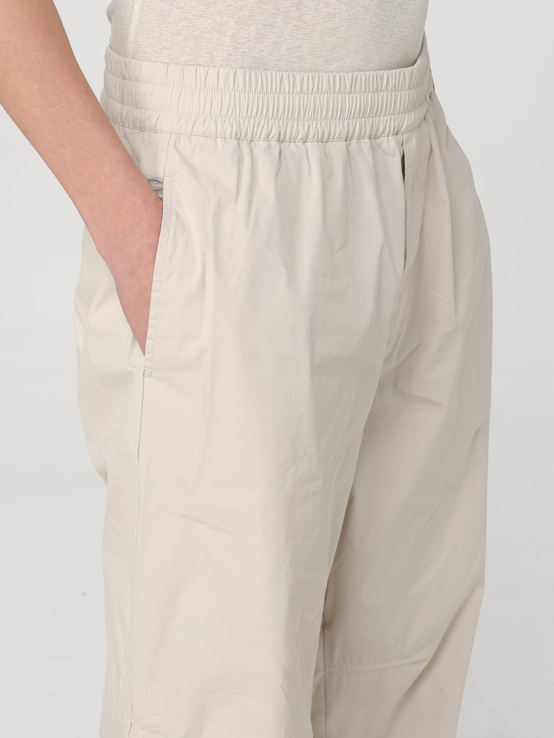 BURBERRY PANTS: Pants men Burberry, Ivory - Img 5