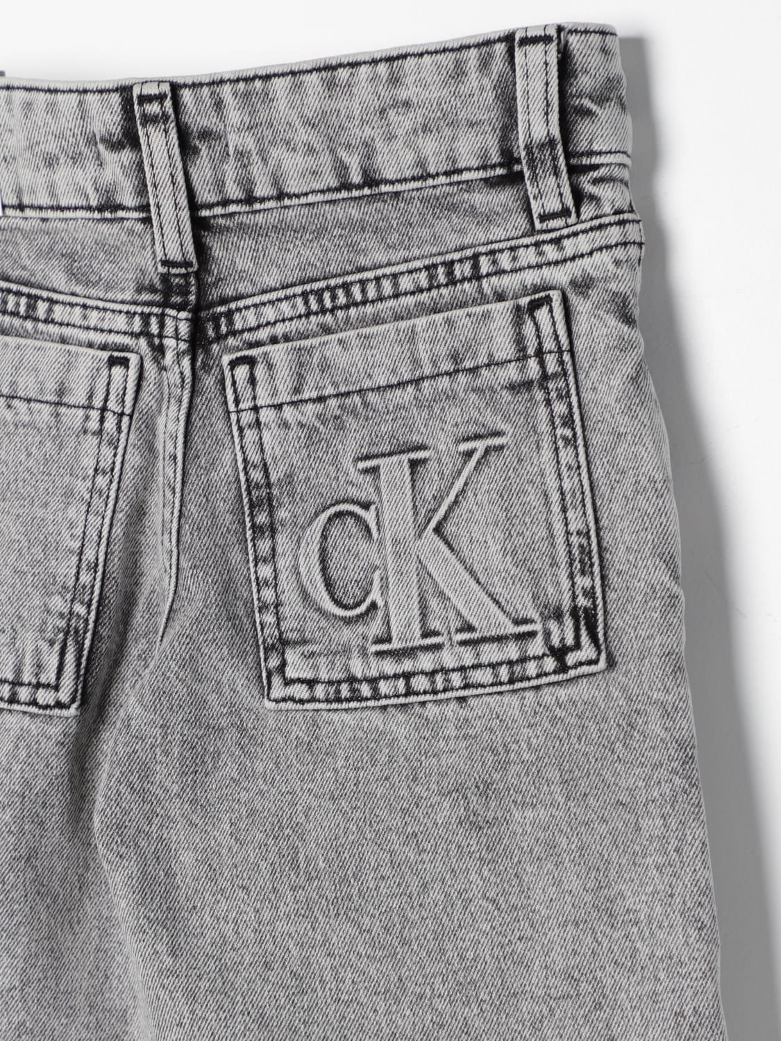 CALVIN KLEIN ДЖИНСЫ: Брюки Детское Ck Jeans, Серый - Img 3