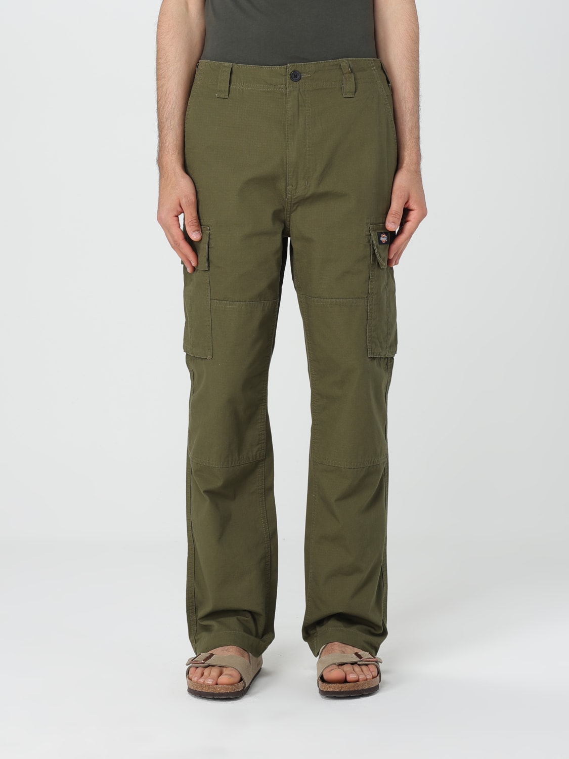 DICKIES PANTS: Pants men Dickies, Military - Img 1