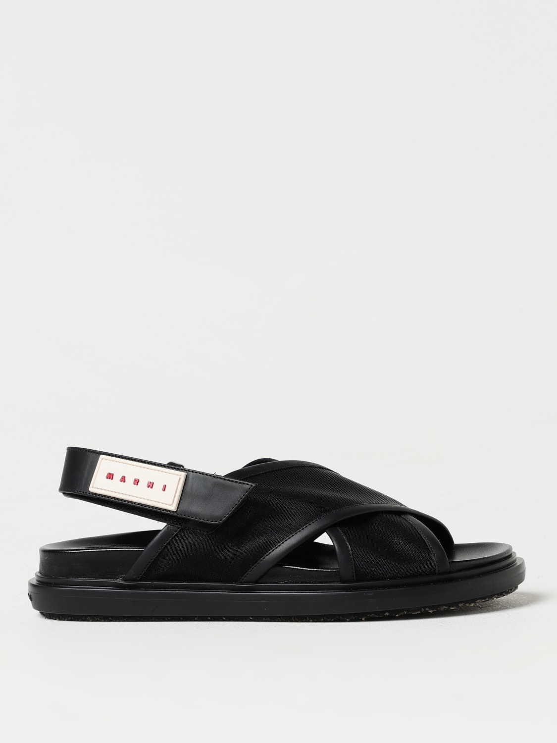 MARNI FLAT SANDALS: Shoes woman Marni, Black - Img 1