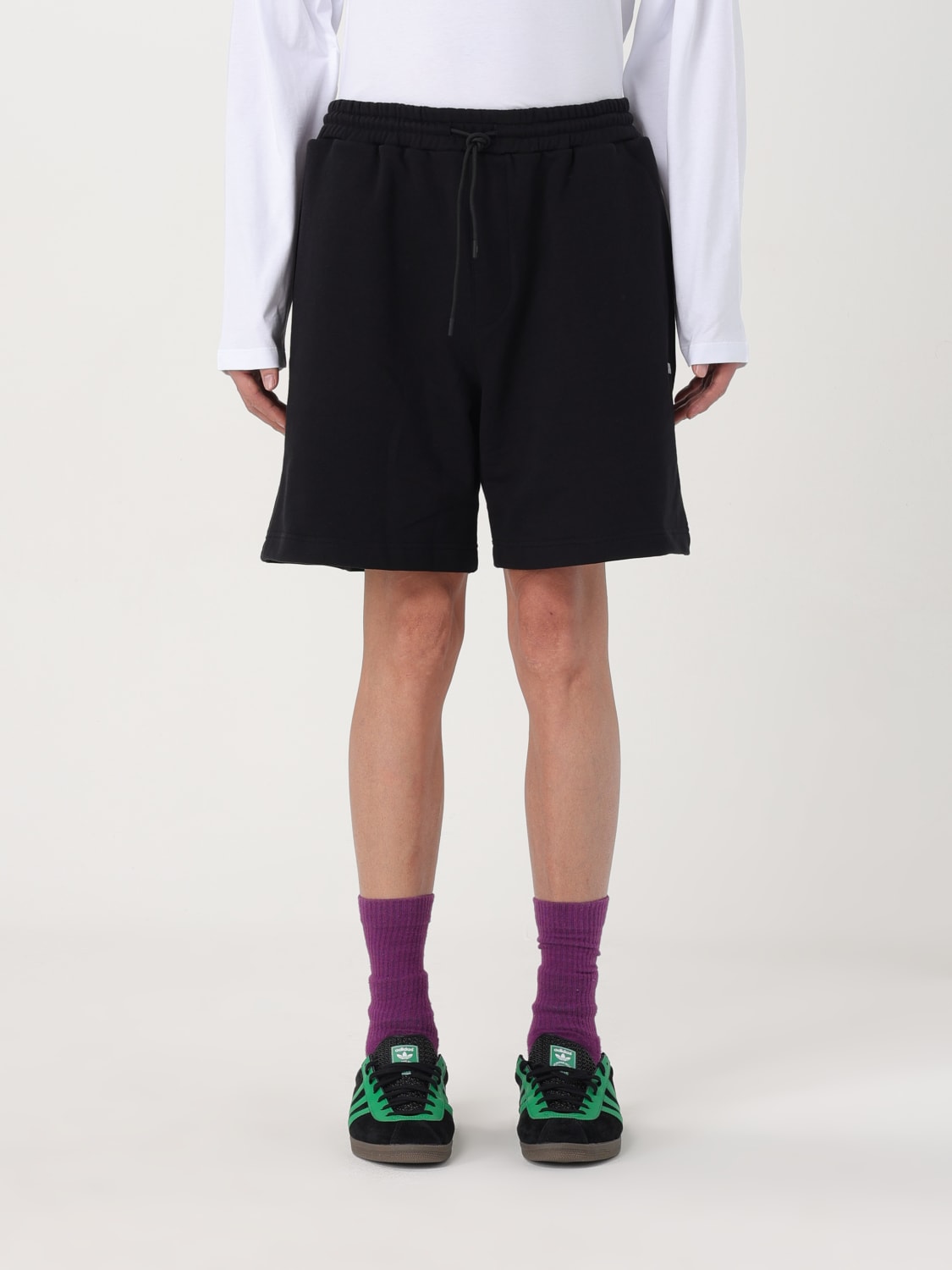 MSGM SHORT: Short men MSGM, Black - Img 1