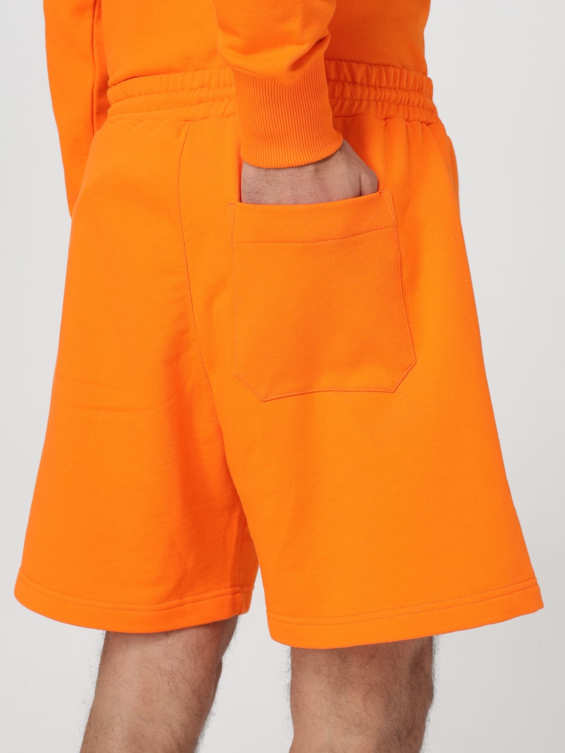 MSGM SHORTS: Short men MSGM, Orange - Img 4