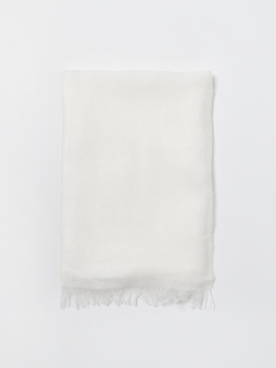 MAX MARA SCARF: Scarf woman Max Mara, White - Img 1