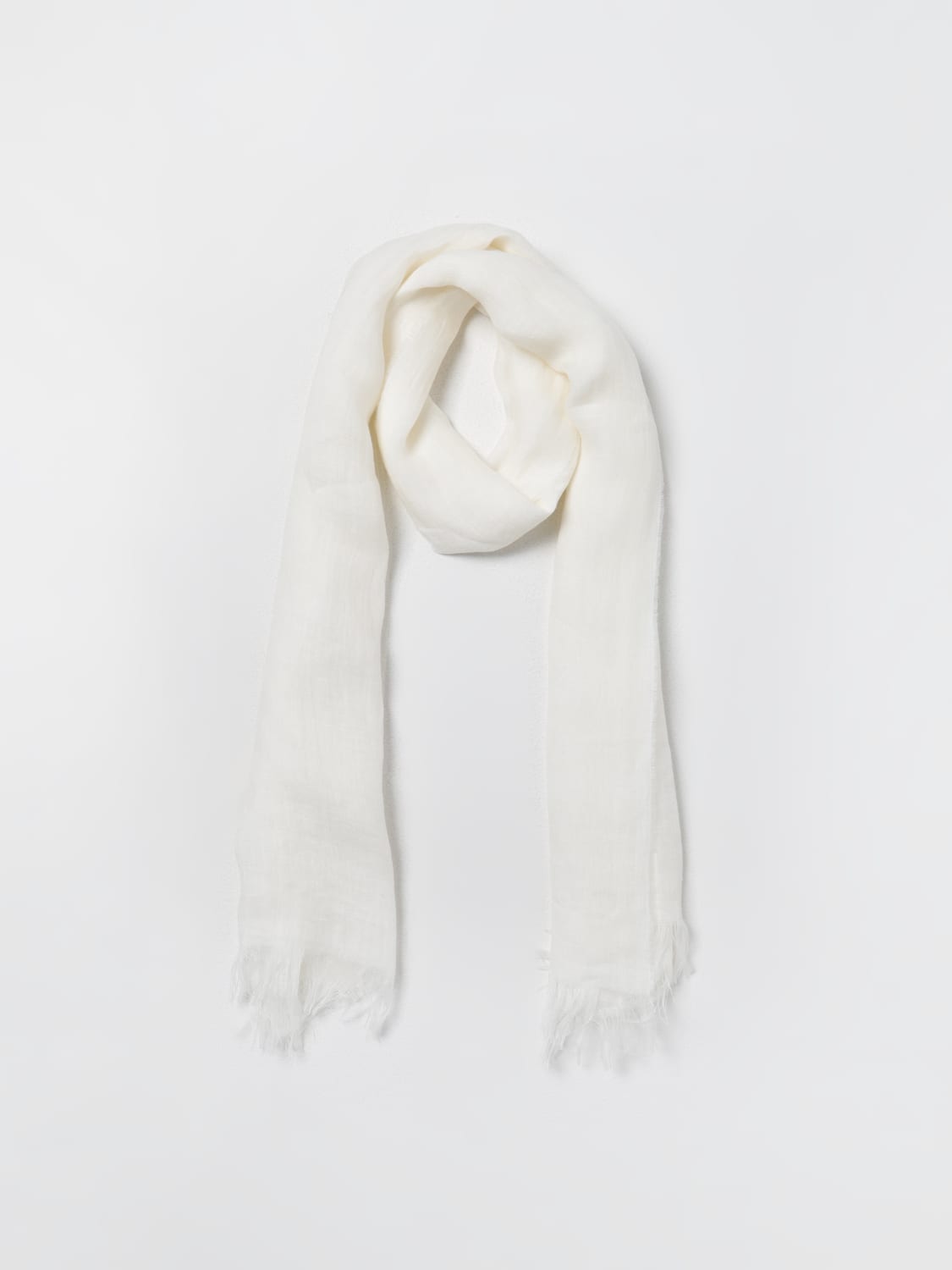 MAX MARA SCARF: Scarf woman Max Mara, White - Img 2