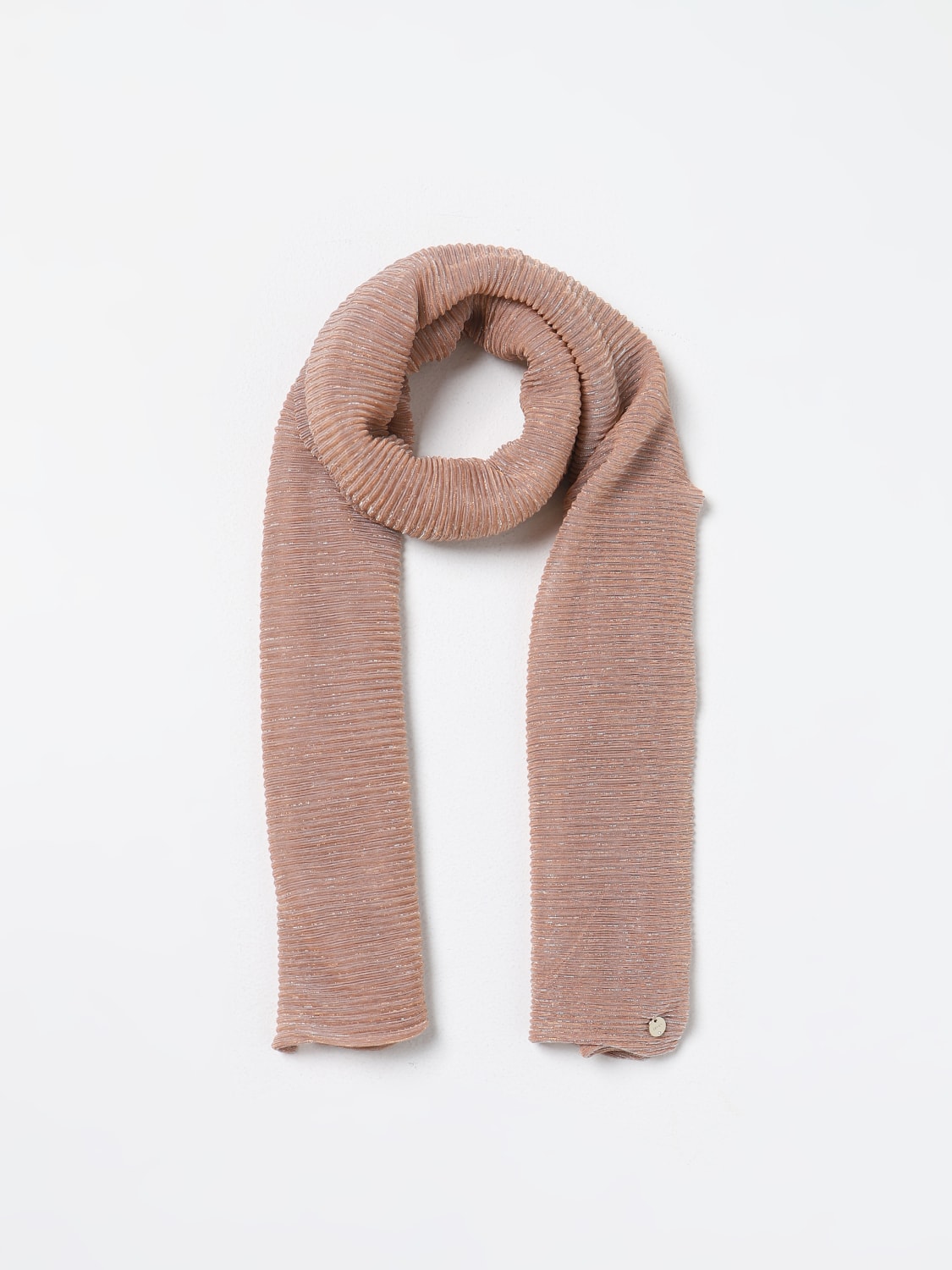 LIU JO SCARF: Cape woman Liu Jo, Peach - Img 2