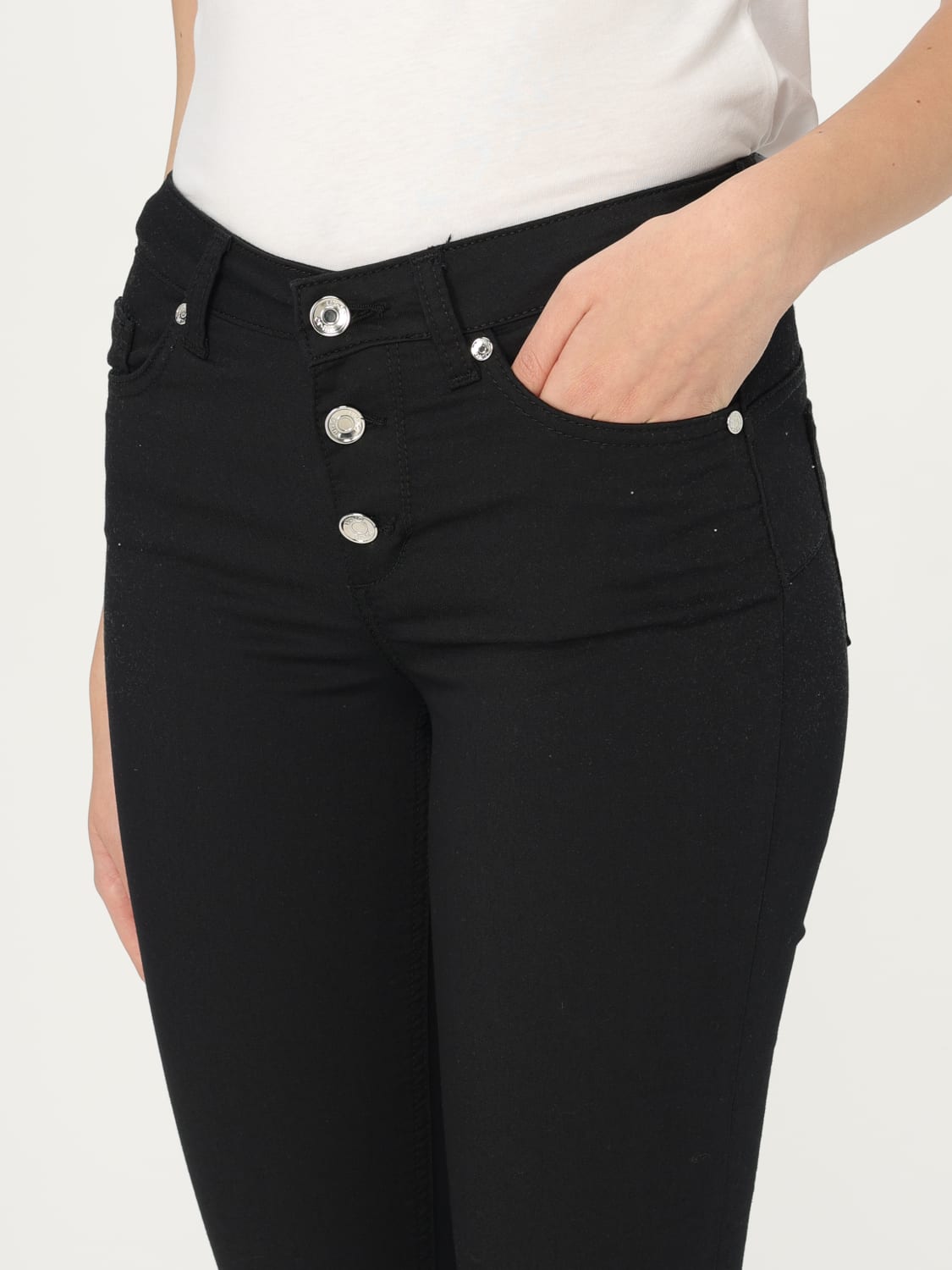 LIU JO PANTALON: Pantalon femme Liu Jo, Noir - Img 3