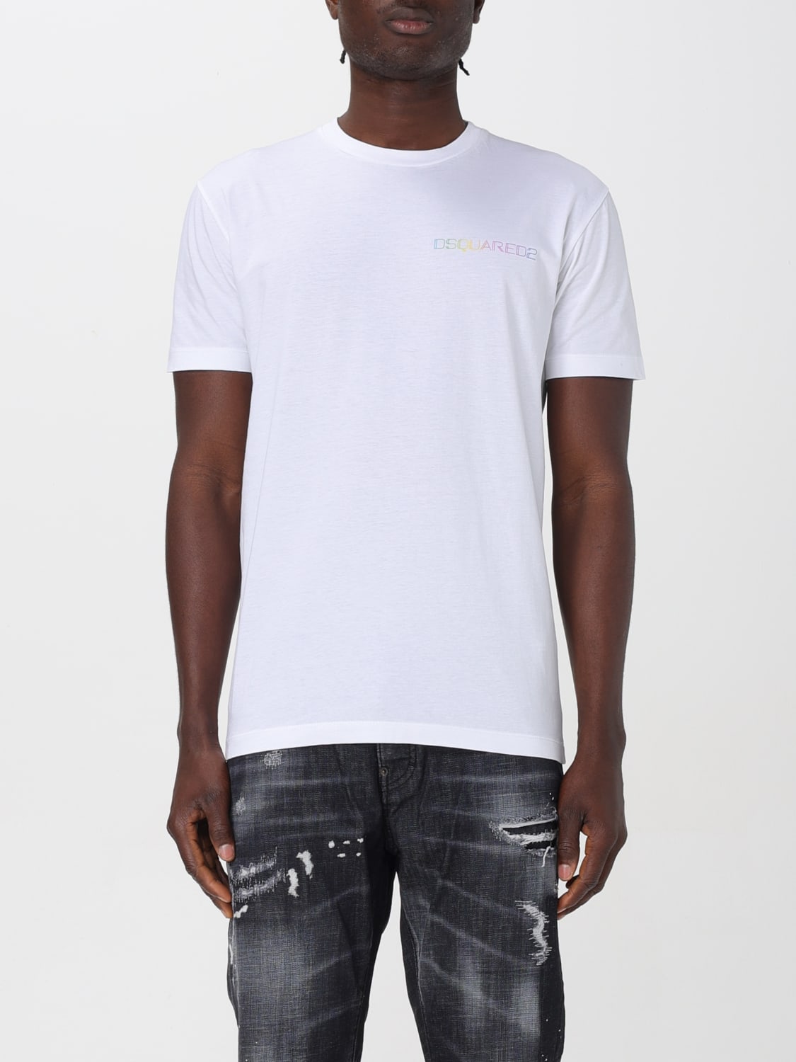 Giglio T-shirt Dsquared2 in jersey di cotone