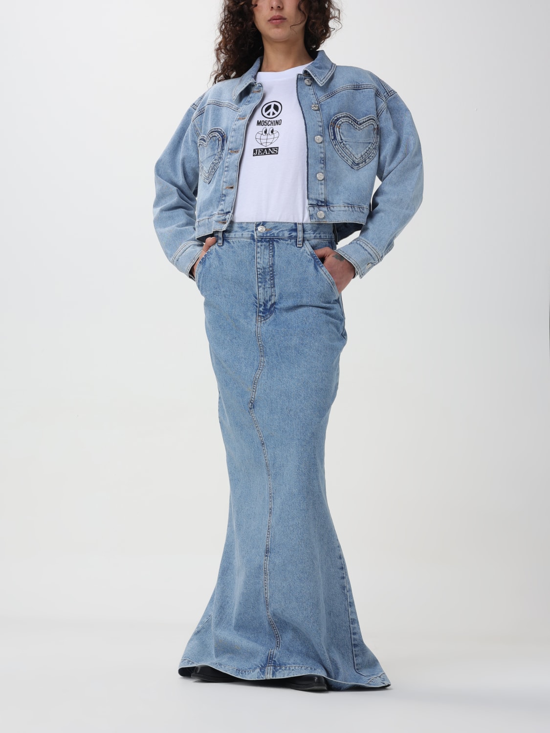 MOSCHINO JEANS JUPE: Jupe femme Moschino Jeans, Denim - Img 2