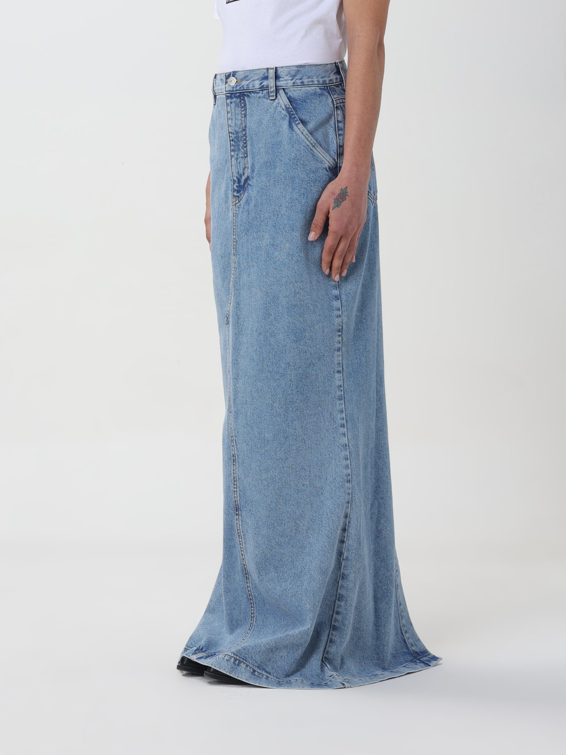 MOSCHINO JEANS JUPE: Jupe femme Moschino Jeans, Denim - Img 4