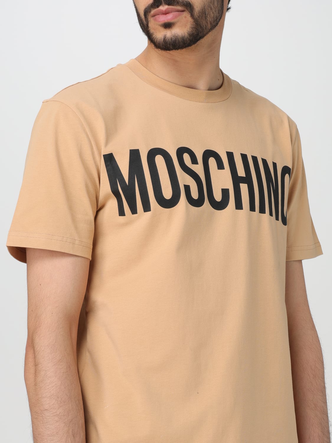 MOSCHINO COUTURE Tシャツ: Tシャツ メンズ Moschino Couture, ベージュ - Img 3