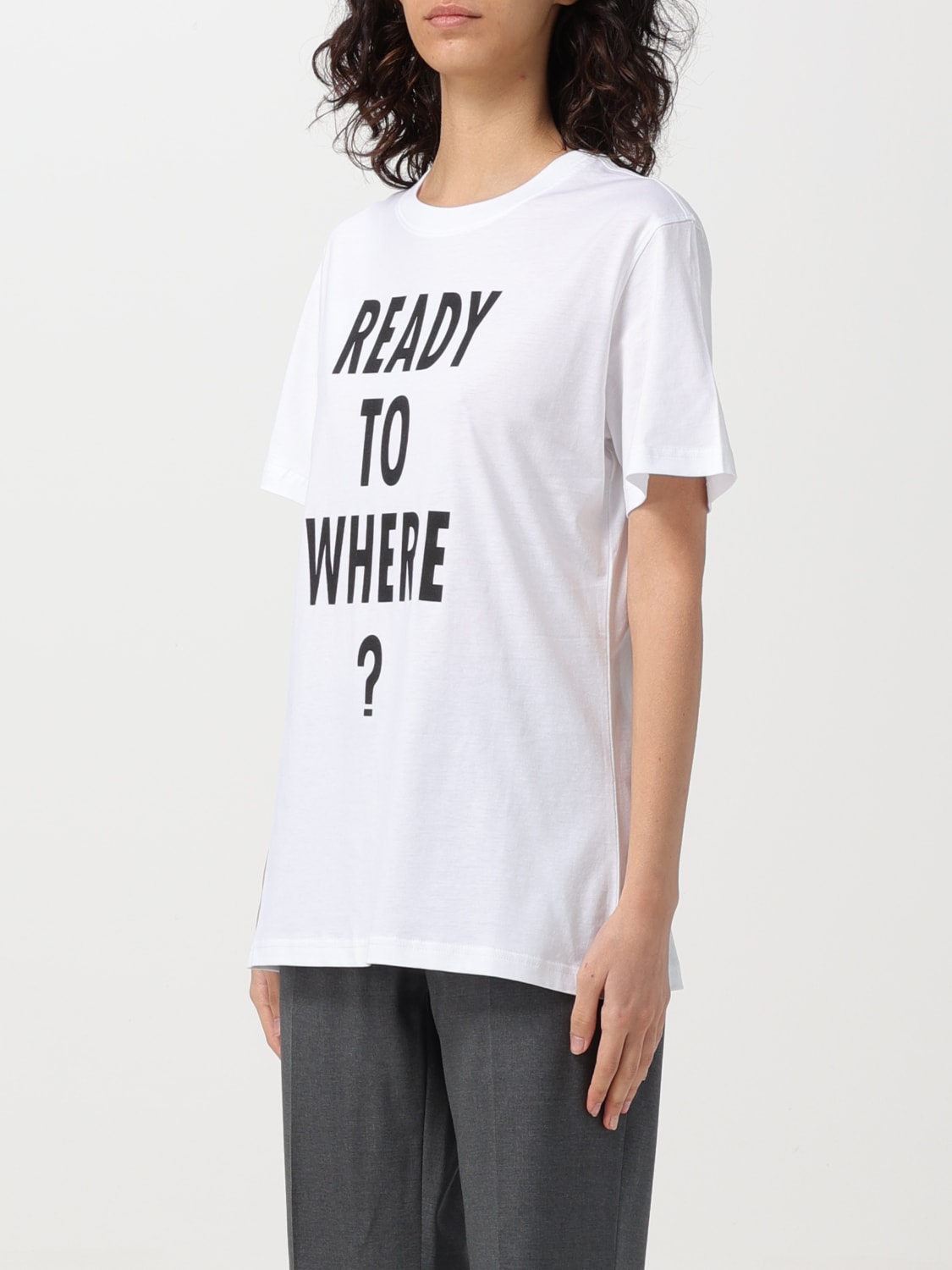 MOSCHINO COUTURE T-SHIRT: T-shirt woman Moschino Couture, White - Img 3