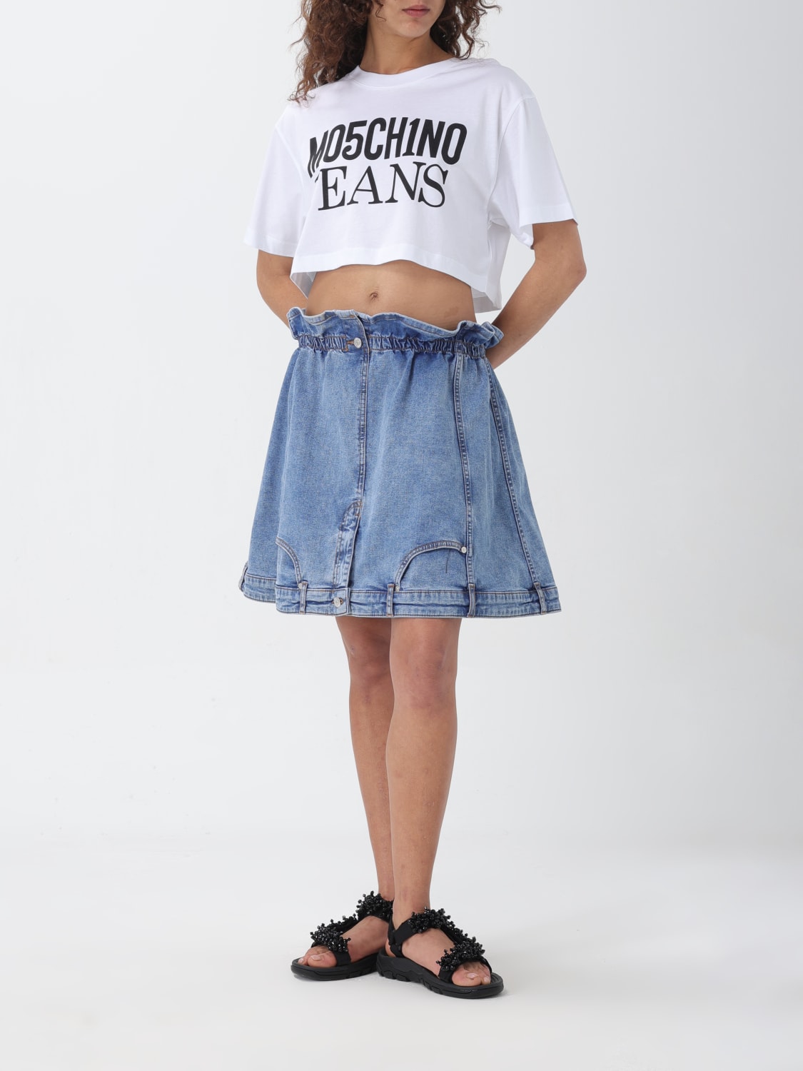 MOSCHINO JEANS FALDA: Falda mujer Moschino Jeans, Denim - Img 2