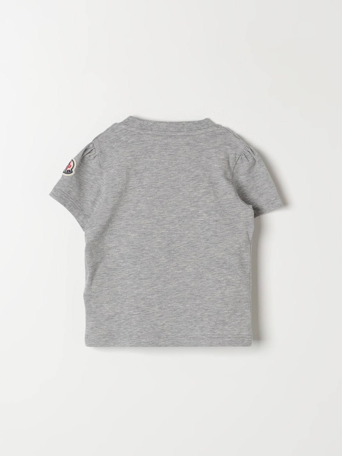 MONCLER T-SHIRT: T-shirt con logo Moncler, Grigio - Img 2