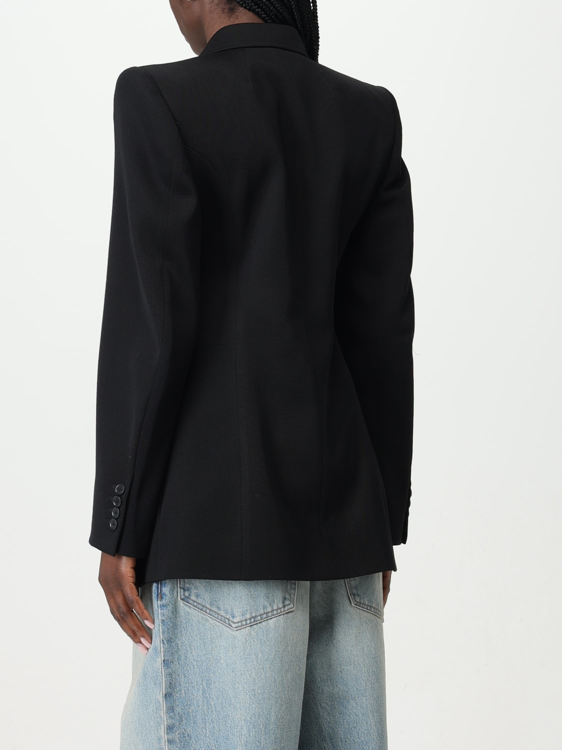 BALENCIAGA BLAZER: Jacket woman Balenciaga, Black - Img 3