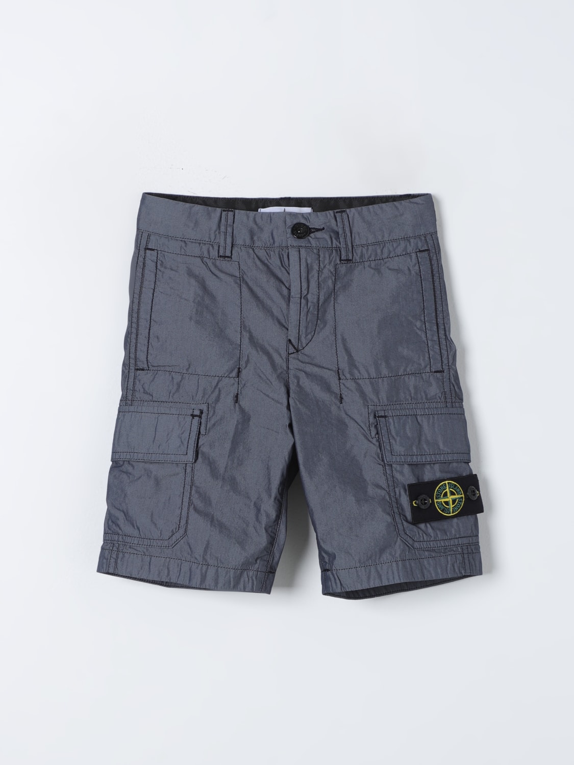 Kids stone island shorts sales