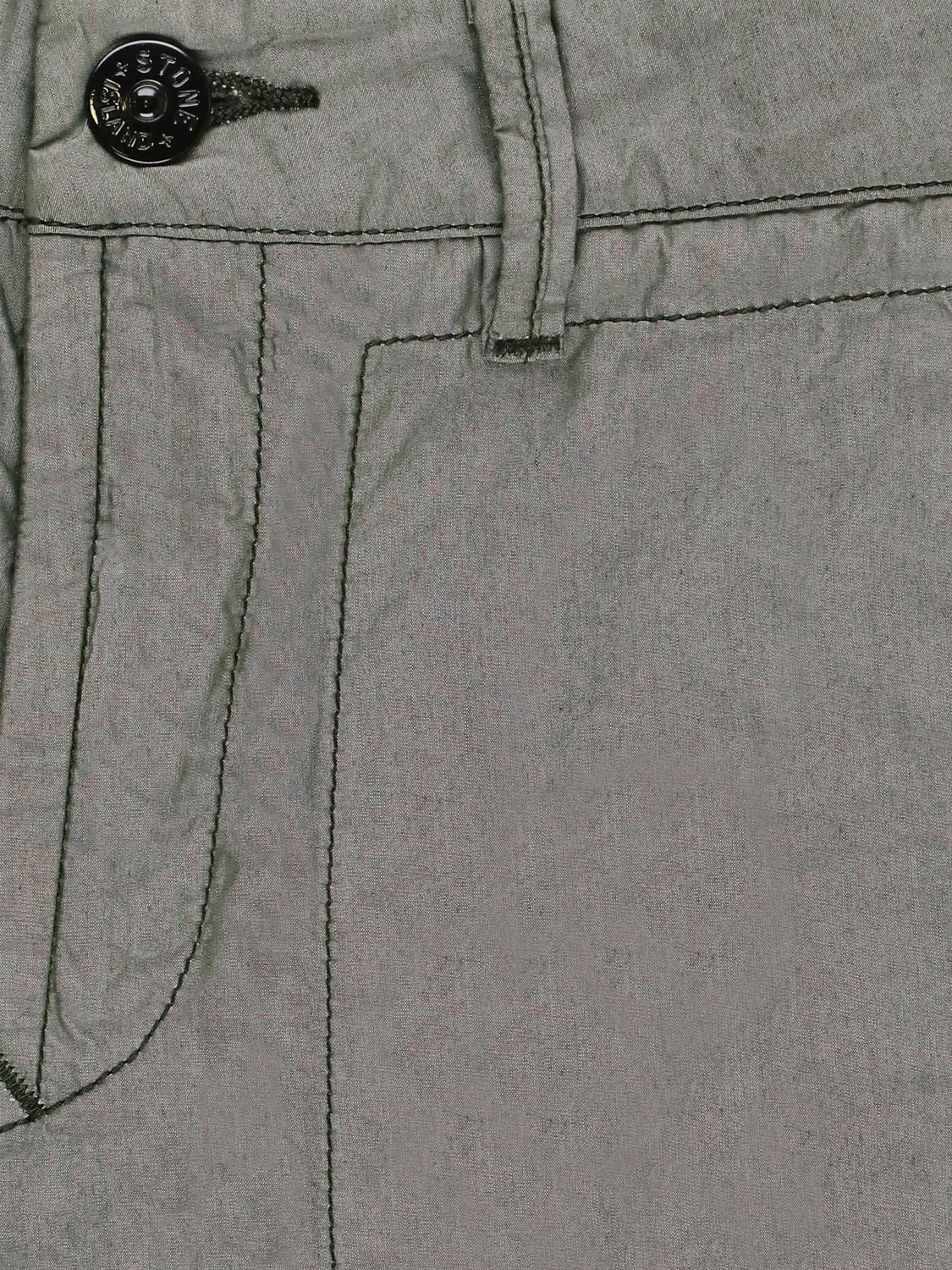 STONE ISLAND JUNIOR 短裤: 短裤 儿童 Stone Island Junior, 绿色 - Img 3