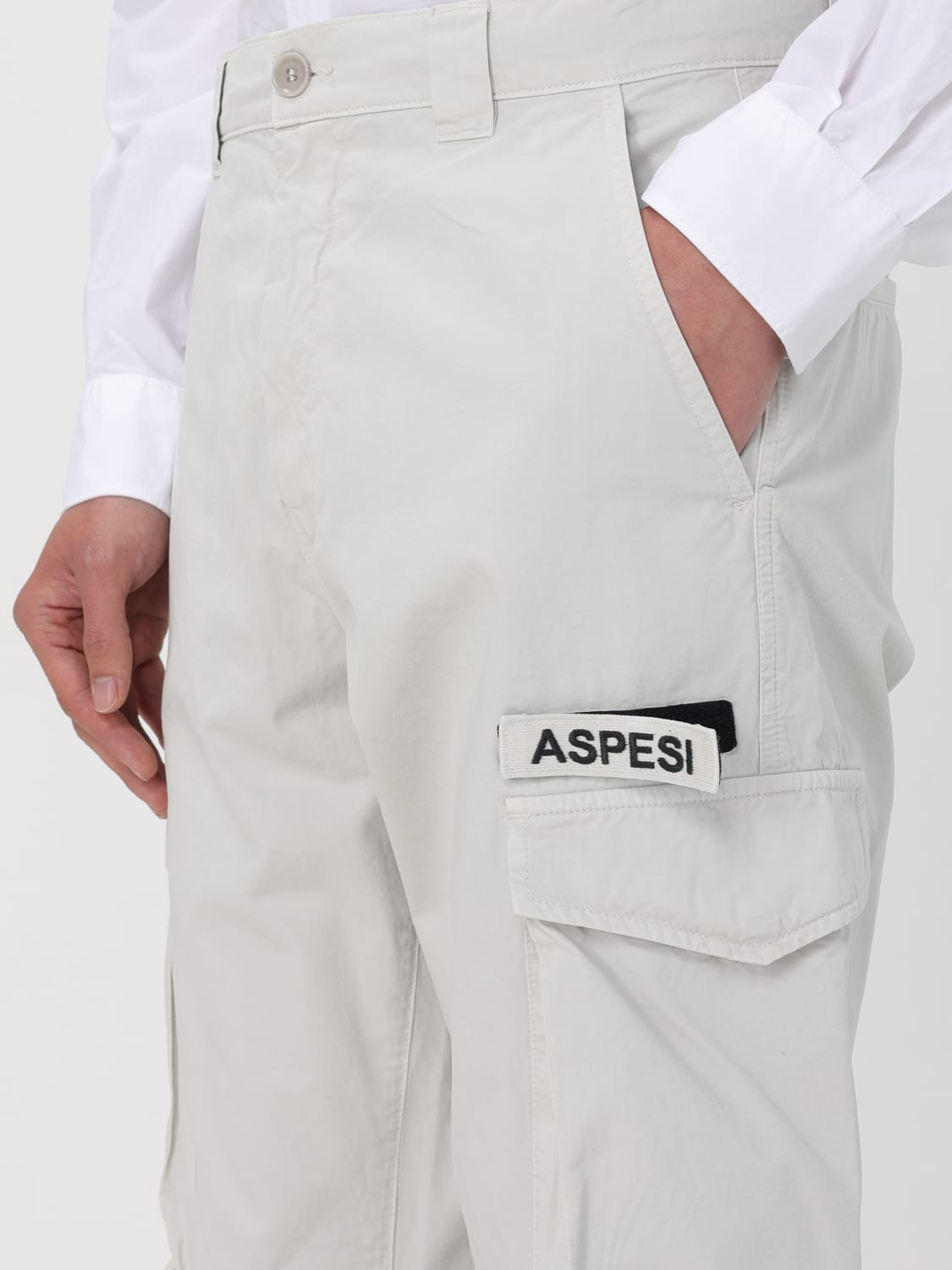 ASPESI PANTS: Pants men Aspesi, Beige - Img 3