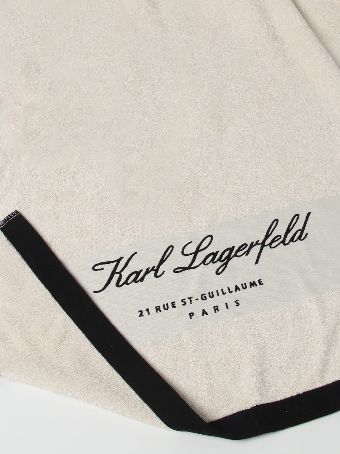 KARL LAGERFELD TOALLAS DE BAÑO Y DE PLAYA: Toallas de baño y de playa lifestyle Karl Lagerfeld, Beige - Img 2