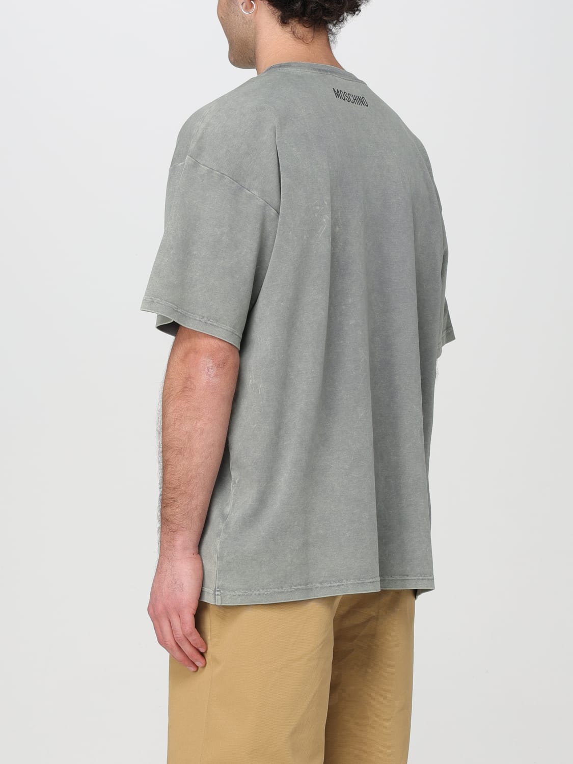 MOSCHINO COUTURE T-SHIRT: T-shirt men Moschino Couture, Grey - Img 2