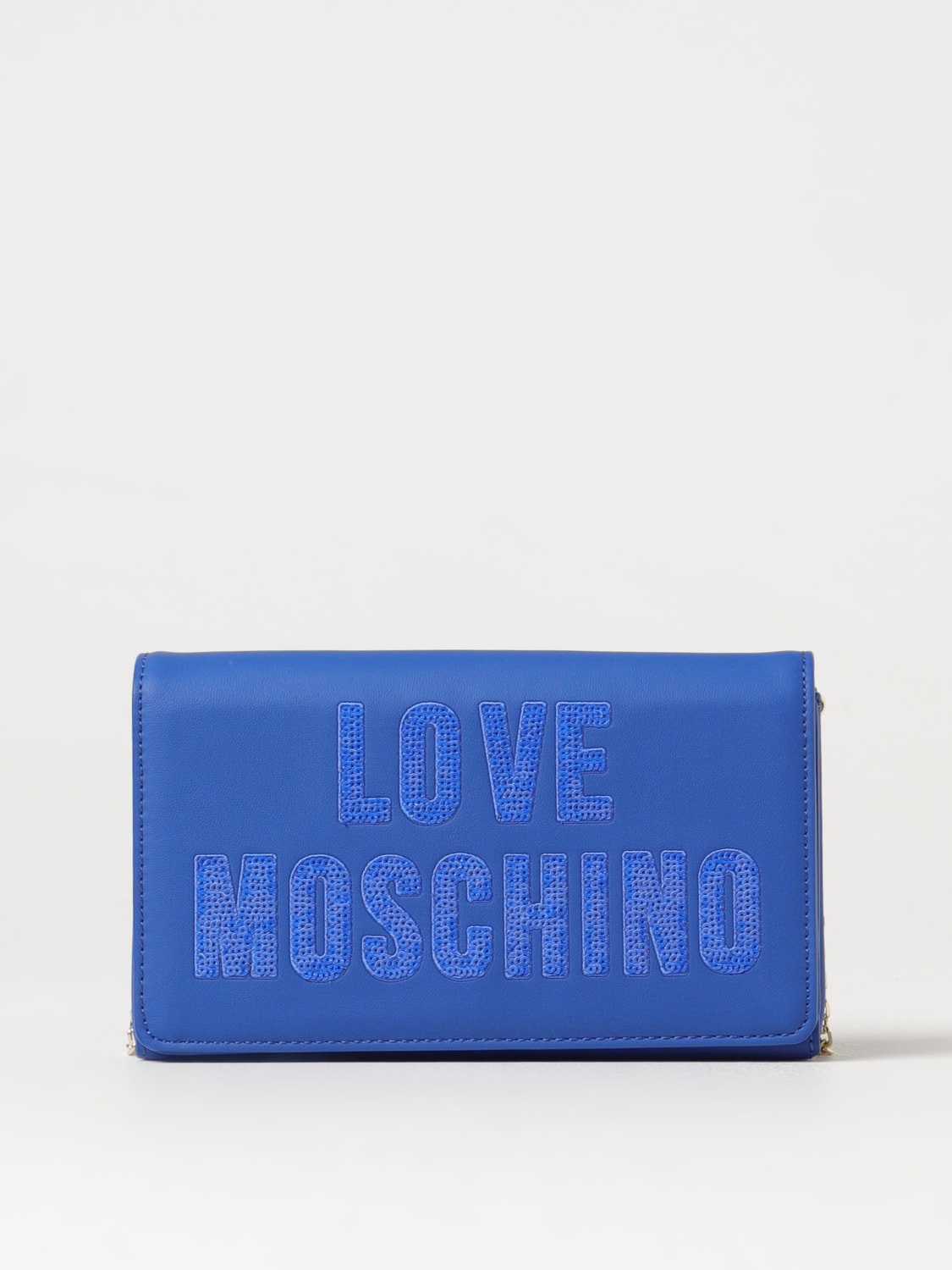 Love Moschino Outlet Shoulder bag woman Sapphire Love Moschino crossbody bags JC4293PP0IKK1 online at GIGLIO.COM