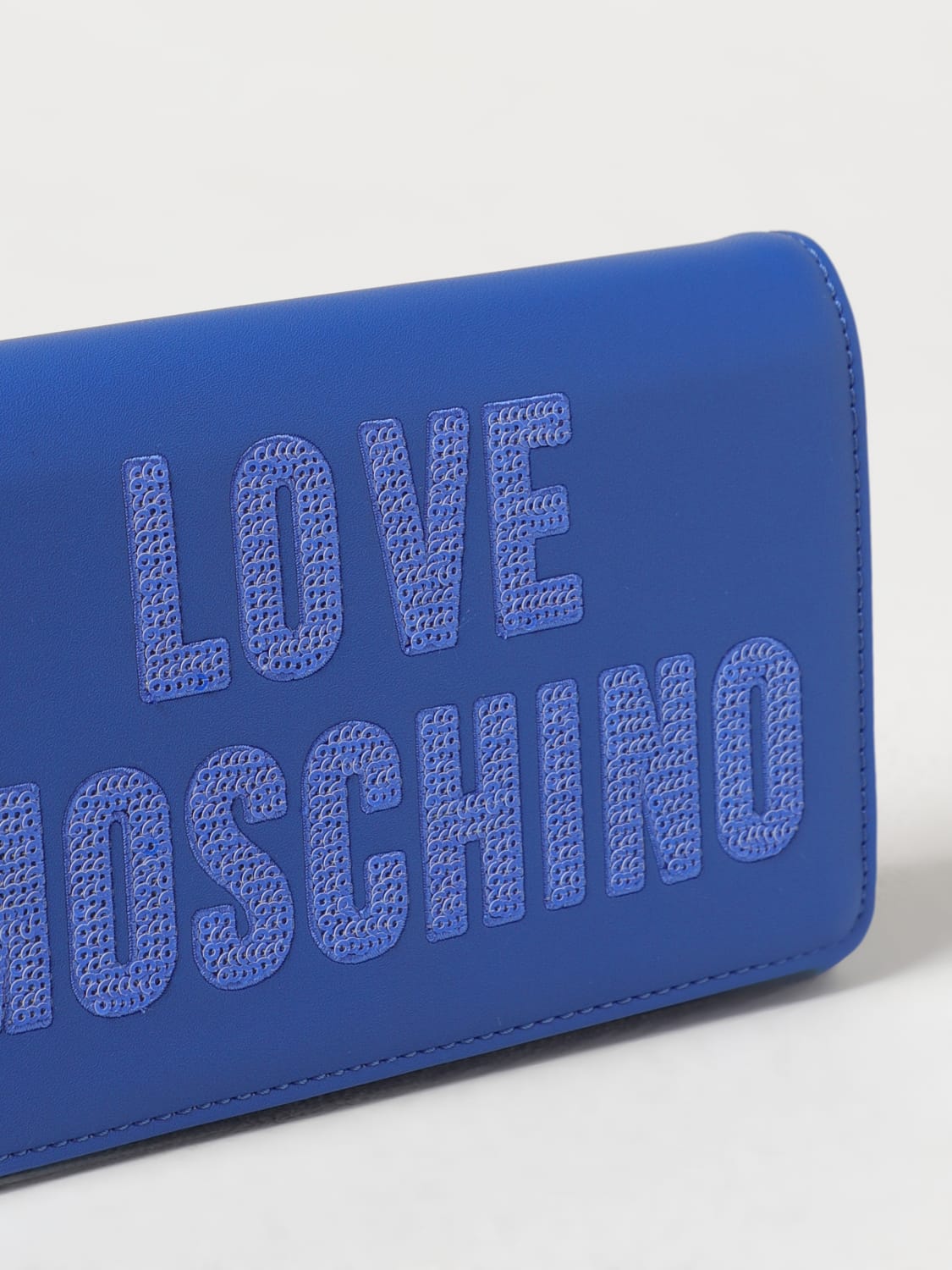 LOVE MOSCHINO 크로스백: 숄더백 여성 Love Moschino, 사파이어 - Img 3