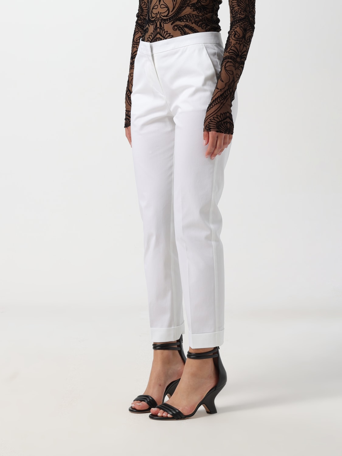 ETRO PANTS: Pants woman Etro, White - Img 4