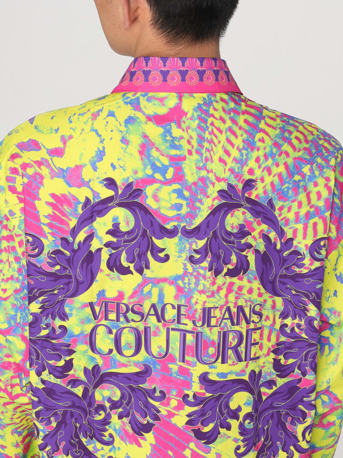 VERSACE JEANS COUTURE CAMISA: Camisa hombre Versace Jeans Couture, Fantasía - Img 3