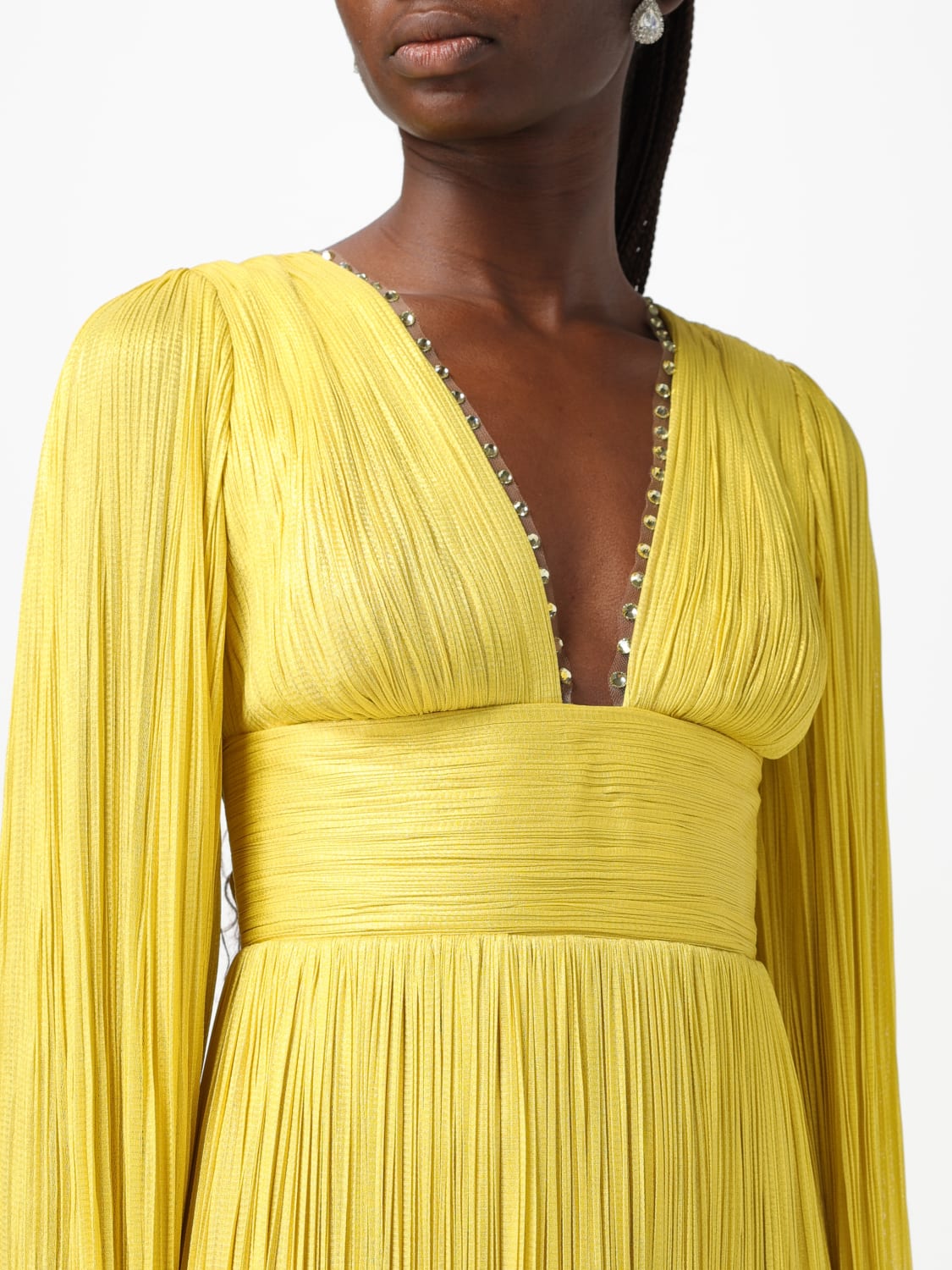 MARIA LUCIA HOHAN ABITO: Abito Harlow Maria Lucia Hohan, Giallo - Img 4