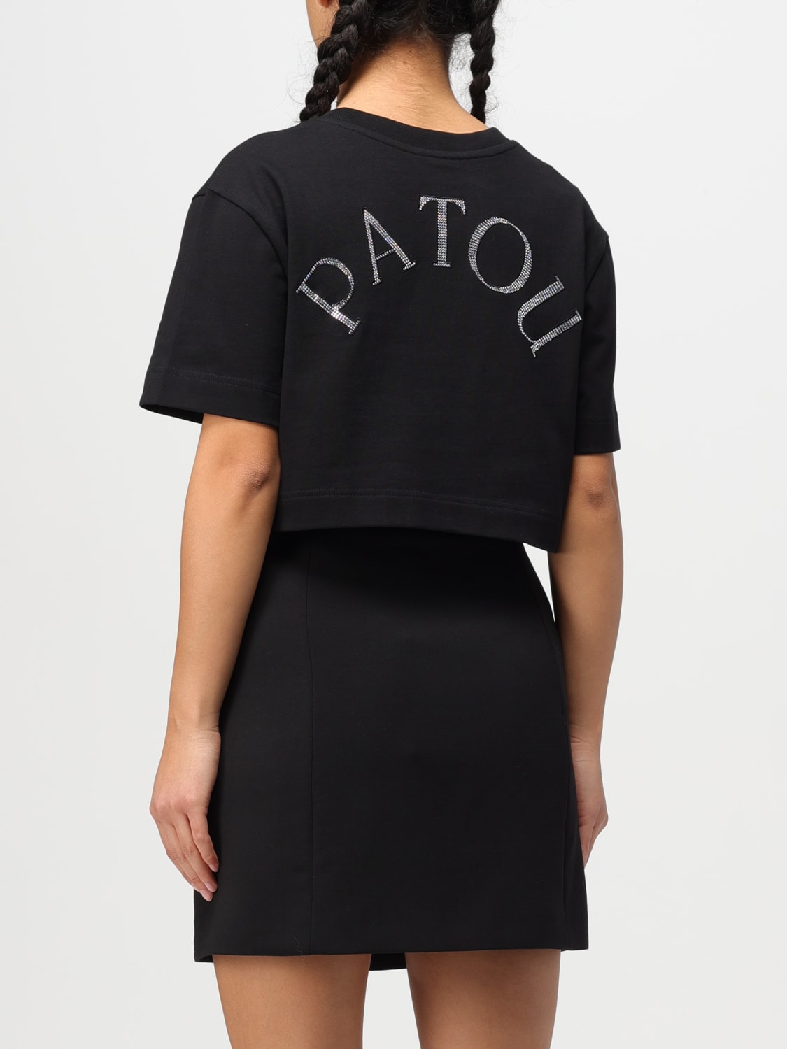 PATOU：Tシャツ レディース - ブラック | GIGLIO.COMオンライン