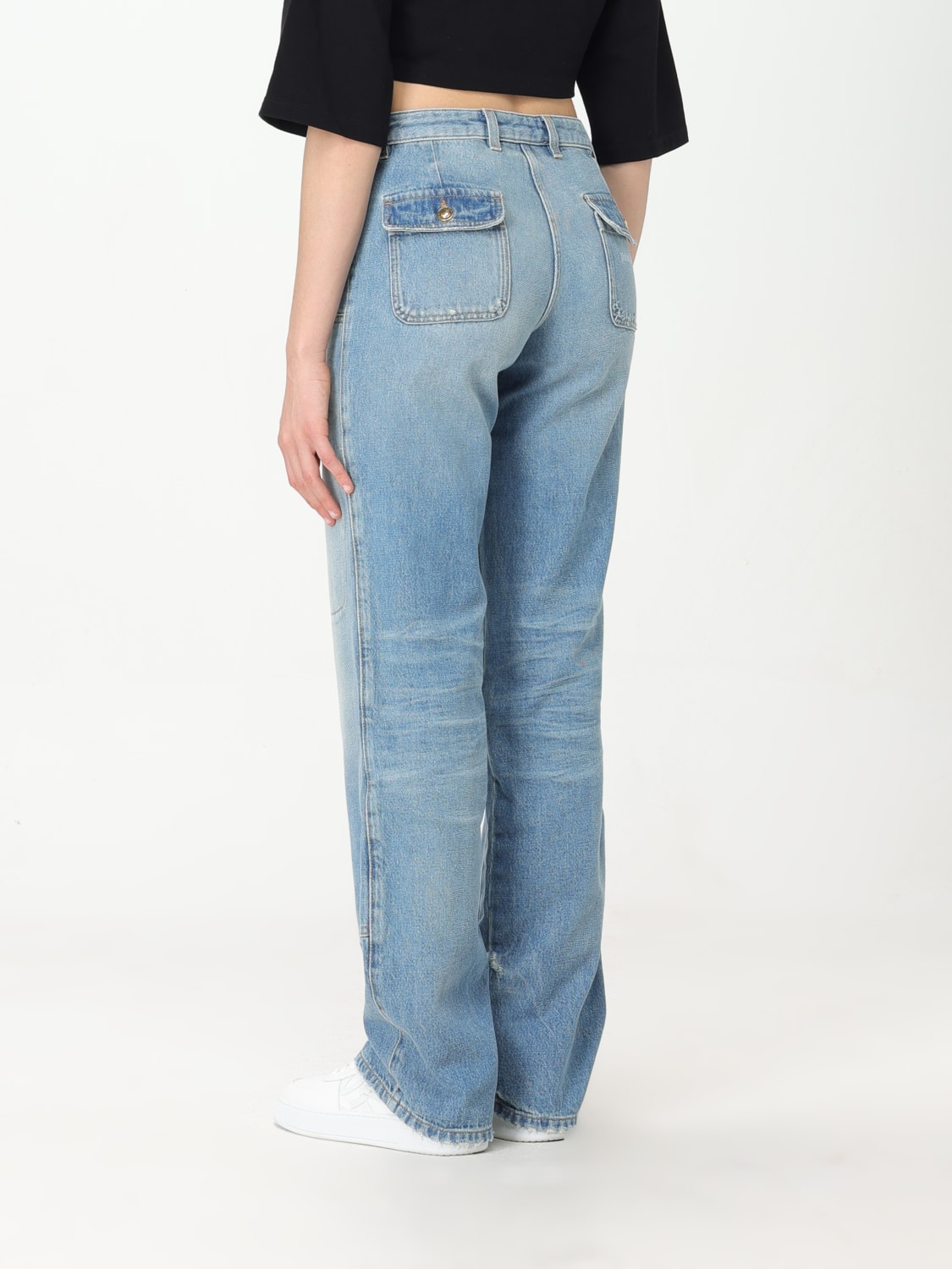 Palm Angels Outlet: Jeans woman - Denim | Palm Angels jeans