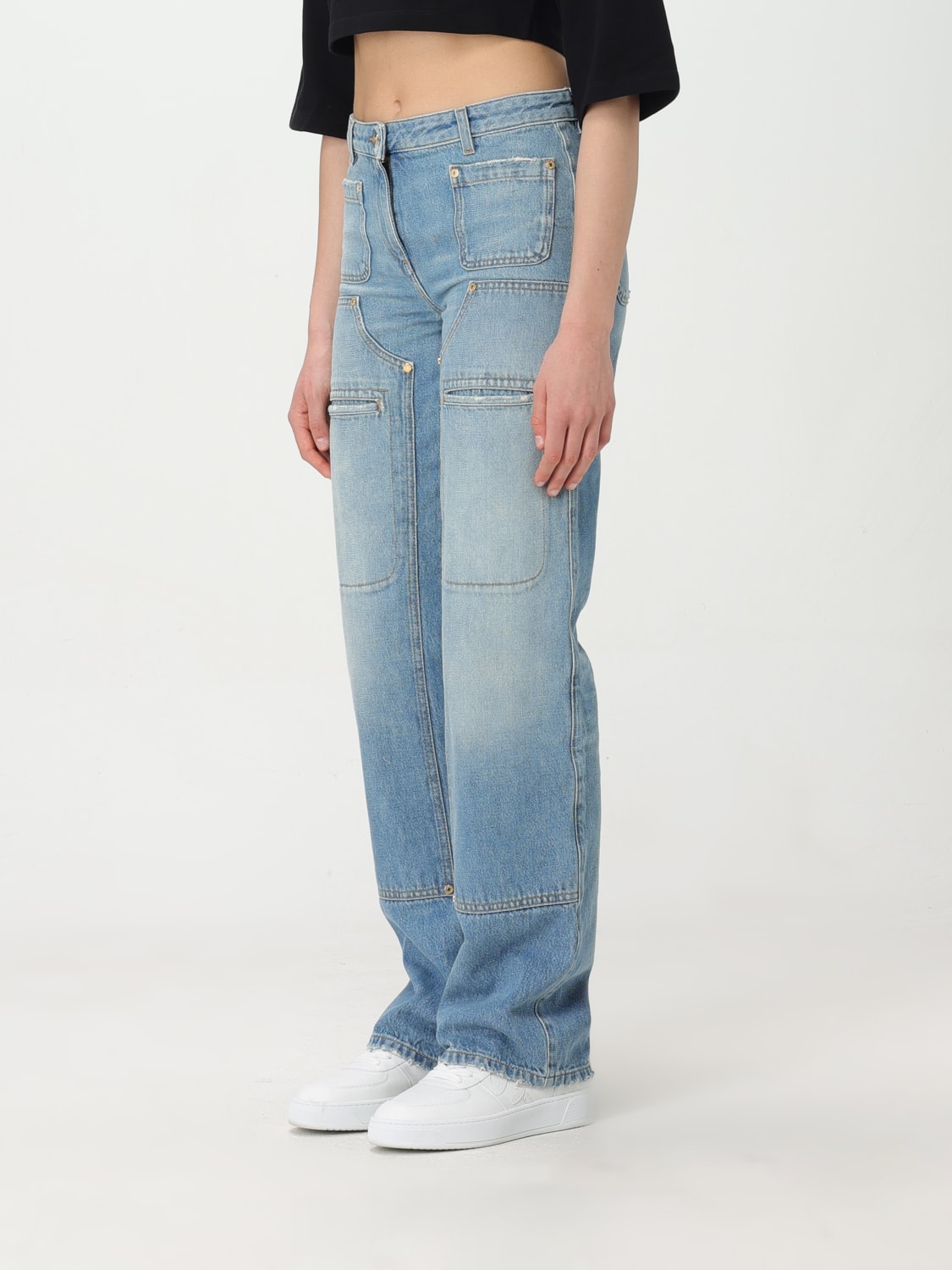 Palm Angels Outlet: Jeans woman - Denim | Palm Angels jeans