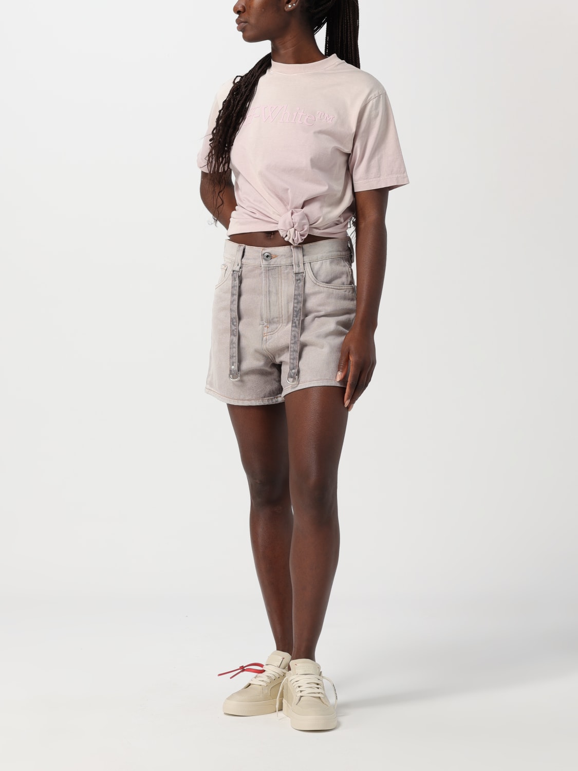 Off-White Outlet: Sweater woman - Pink | Off-White t-shirt
