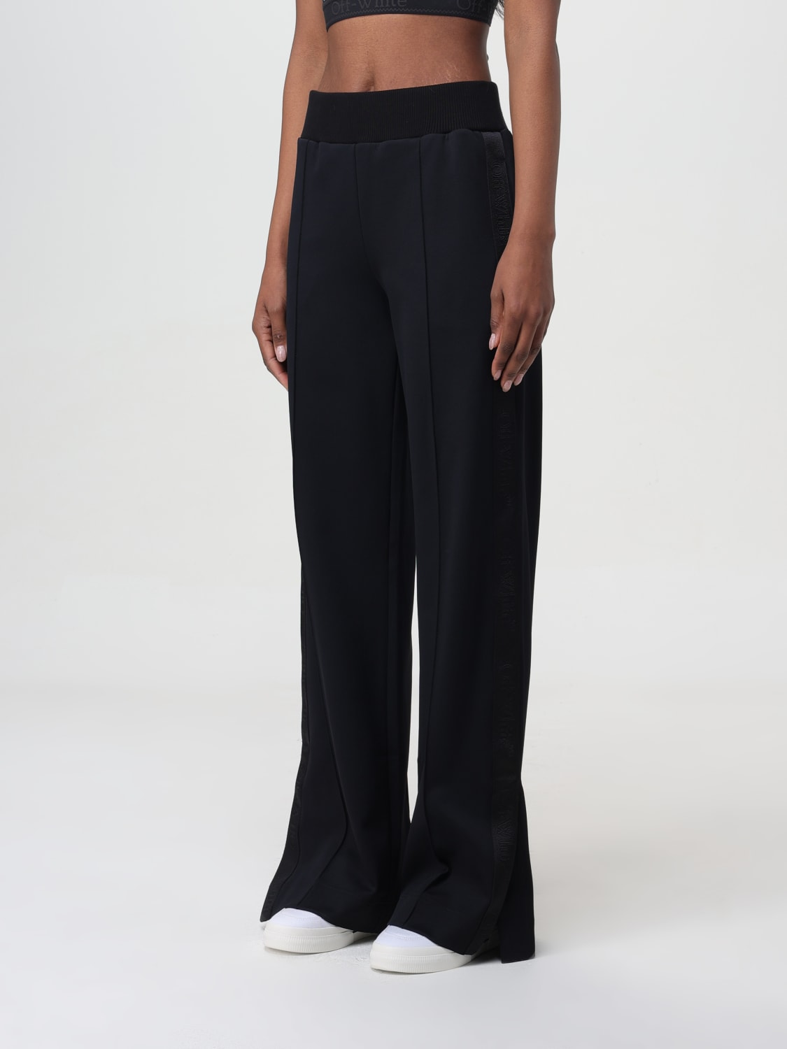 OFF-WHITE: Pants woman - Black | Off-White pants