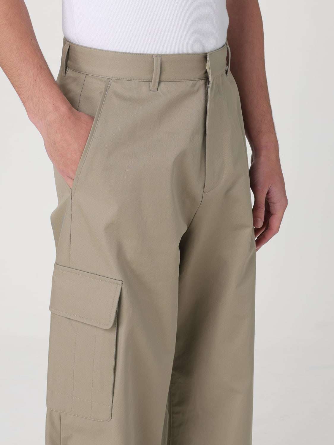 OFF-WHITE PANTS: Pants men Off-white, Beige - Img 4