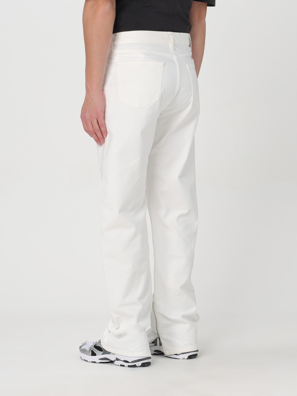 OFF-WHITE JEANS: Pants men Off-white, White - Img 3