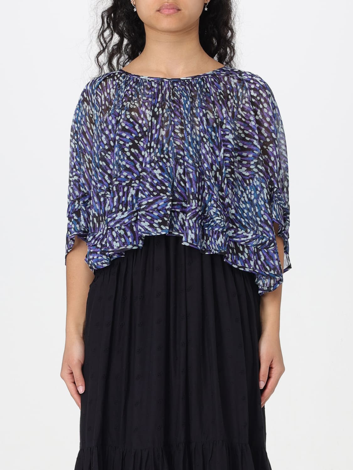 ISABEL MARANT ETOILE TOP: Shirt woman Isabel Marant Etoile, Blue - Img 1